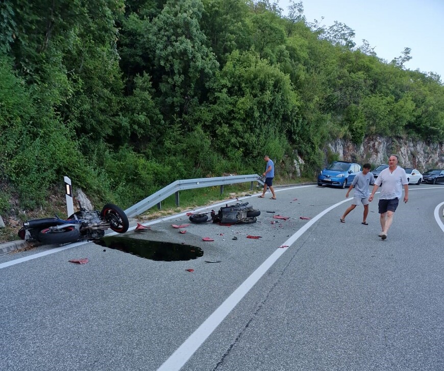 Na mjestu prometne nesreće u srpnju 2023.