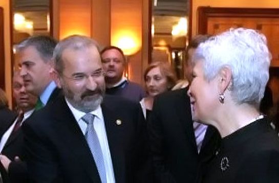 Mladen Bajić i Jadranka Kosor (Photo: Pixsell)